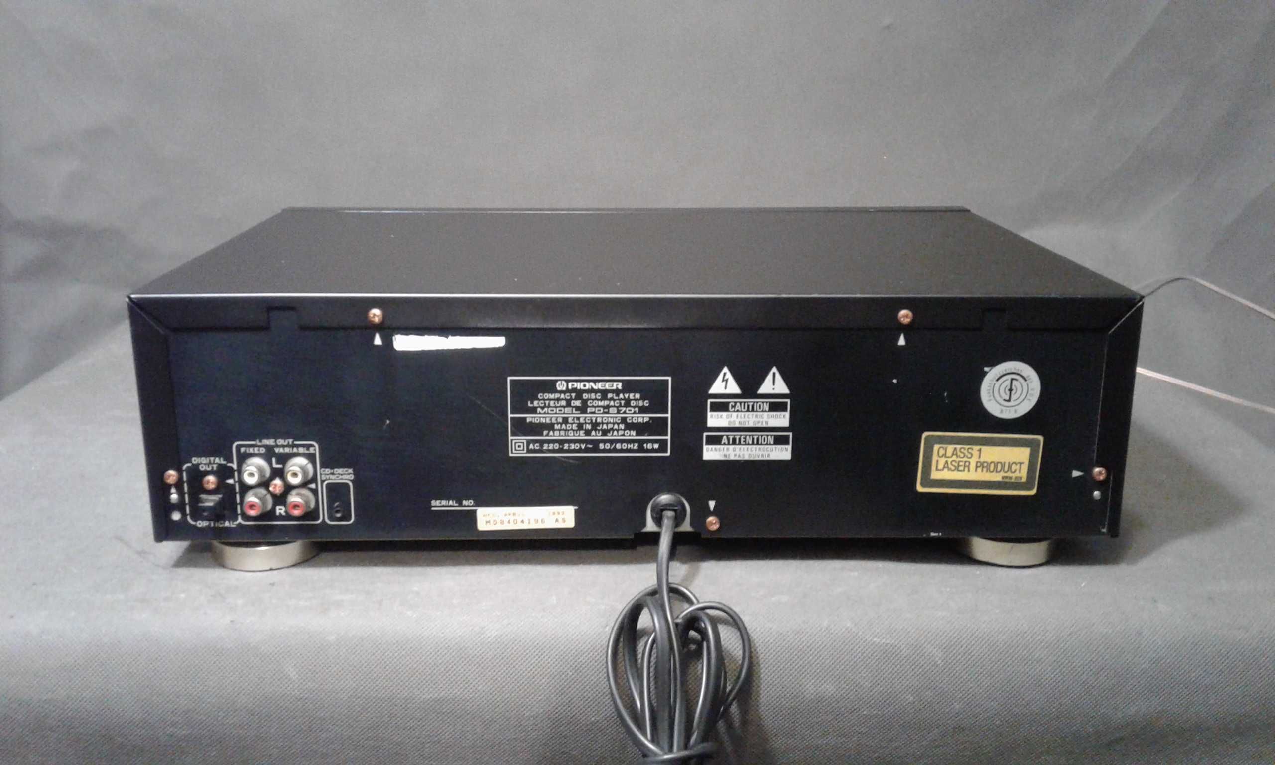PIONEER PD-S701,odtwarzacz cd