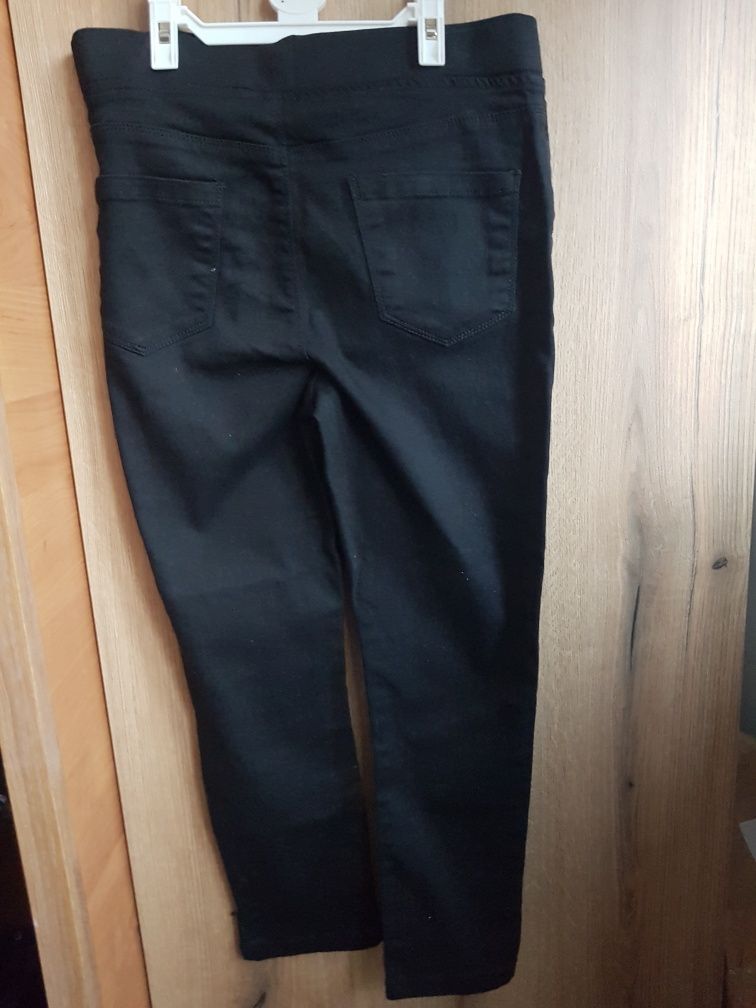 Czarne spodnie legginsy 36 S