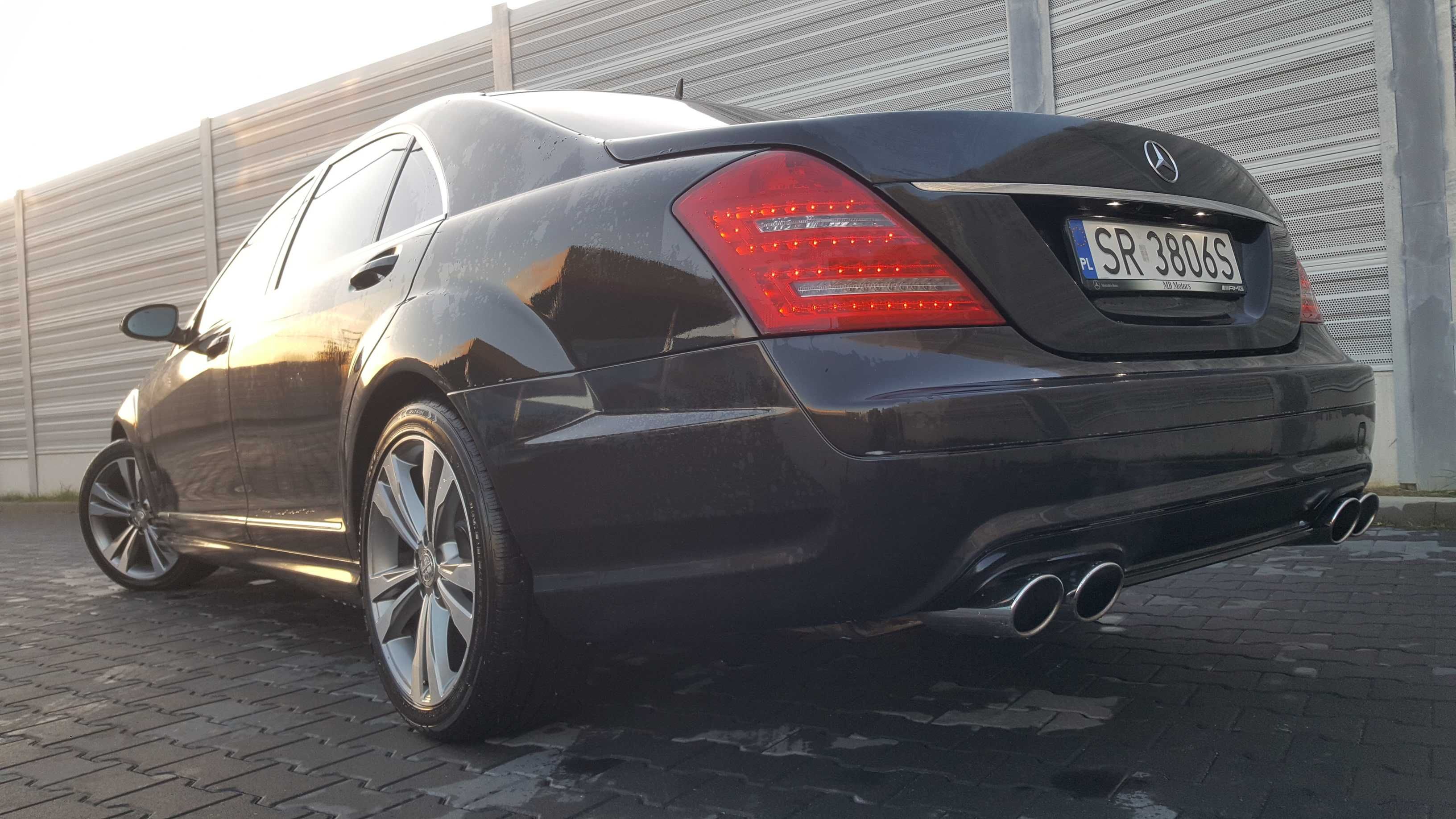 Mercedes S-500 388KM LONG 4-MATIC pakiet AMG, FULL, wydech MEC, Europa