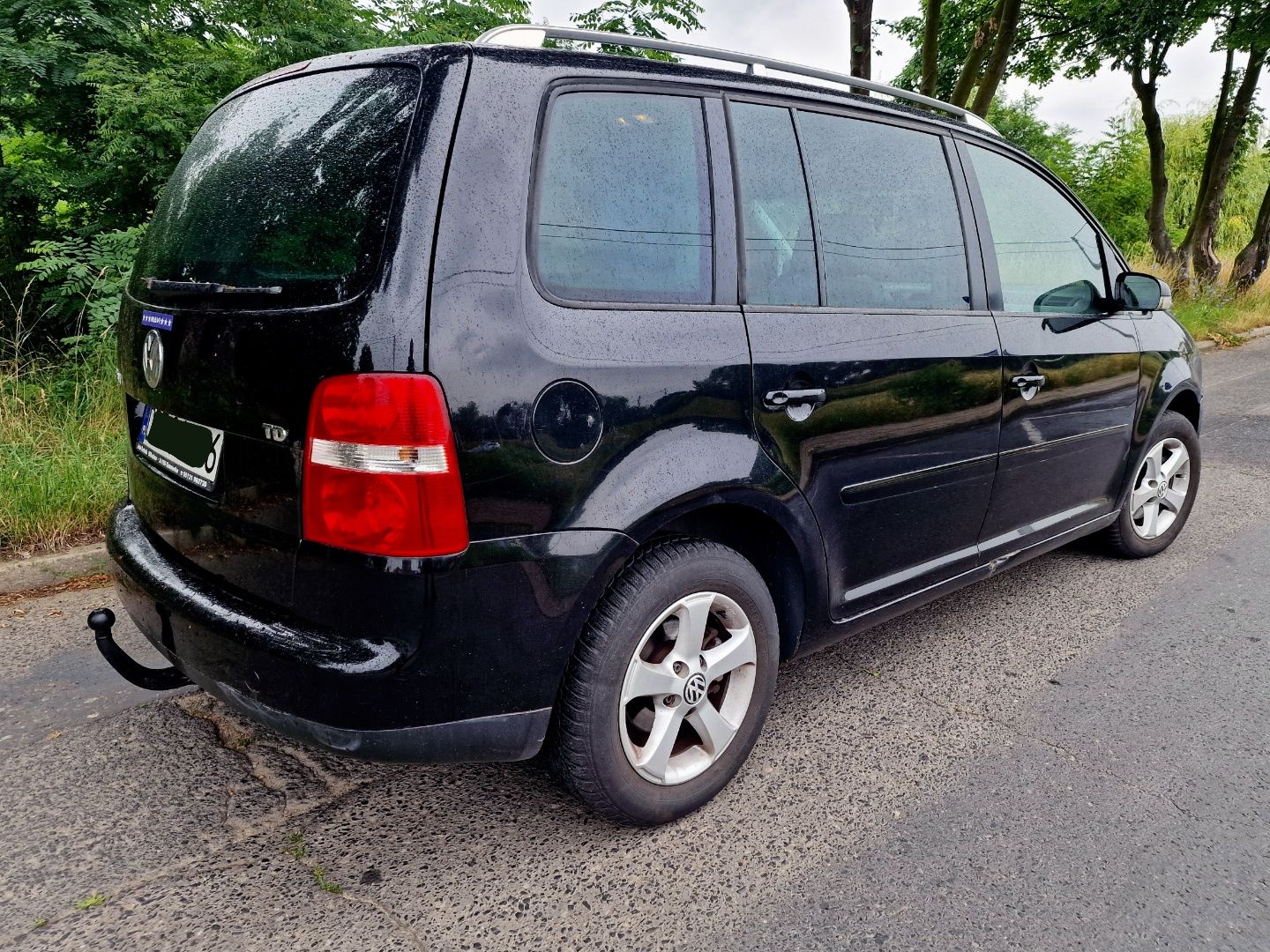 VW TOURAN 1.9TDI 6-Bieg. Klima, Hak, Alufelgi, Ważne Opłaty, 2003/2004