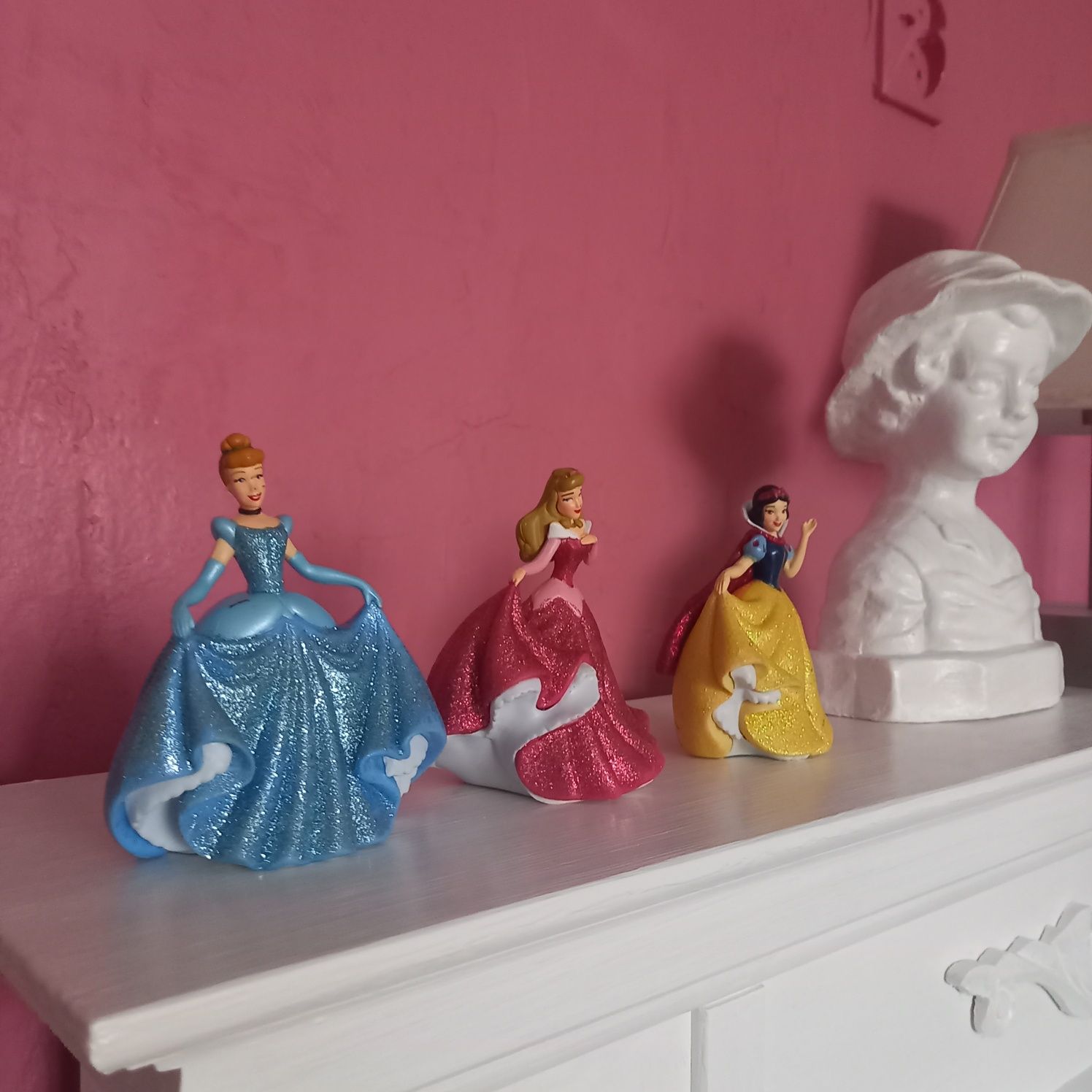 3 Figurka Disney Princess księżniczka Kopciuszek Aurora Bella Piękna