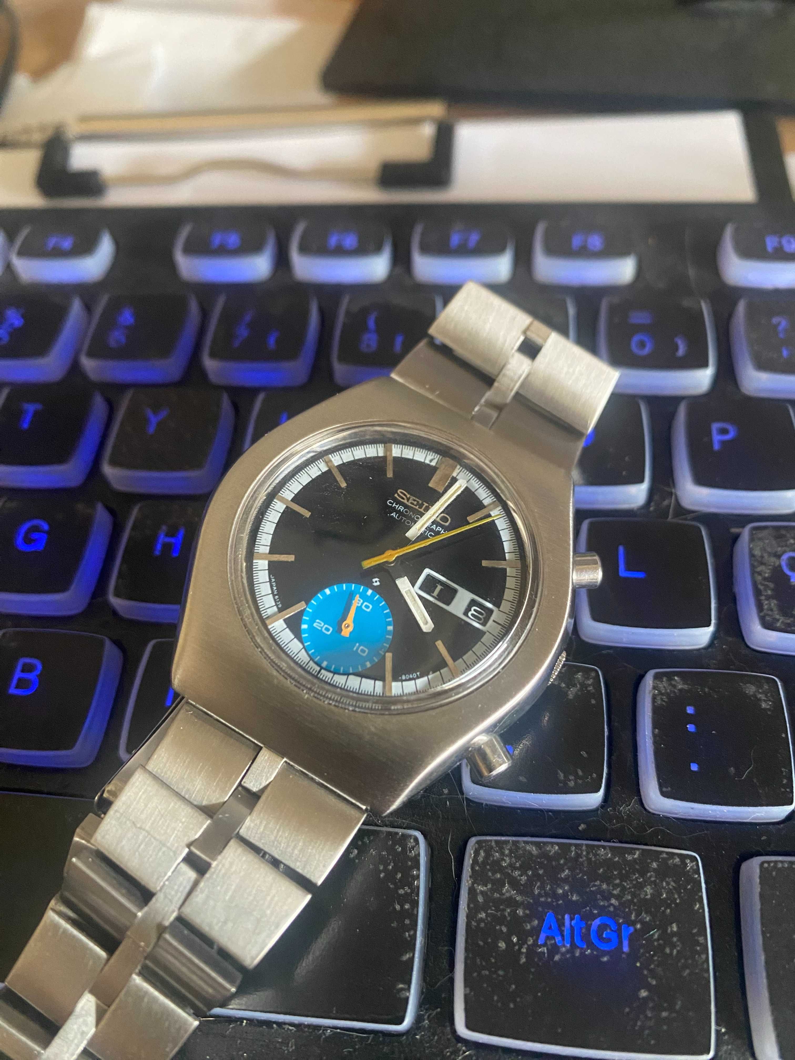 Seiko 6139  /  8020 cronógrafo automático