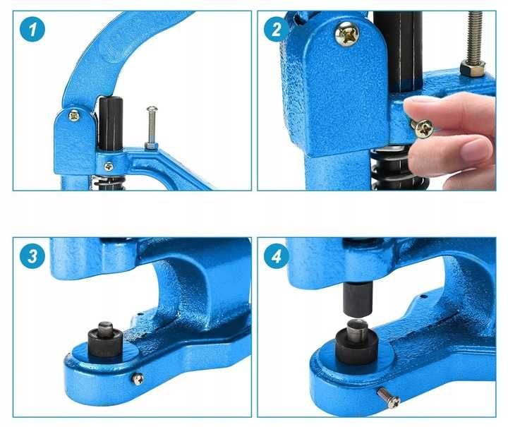 Napownica Oczkarka Banerów Ręczna Oczkownica 6mm,10mm,12mm 1500 Oczek