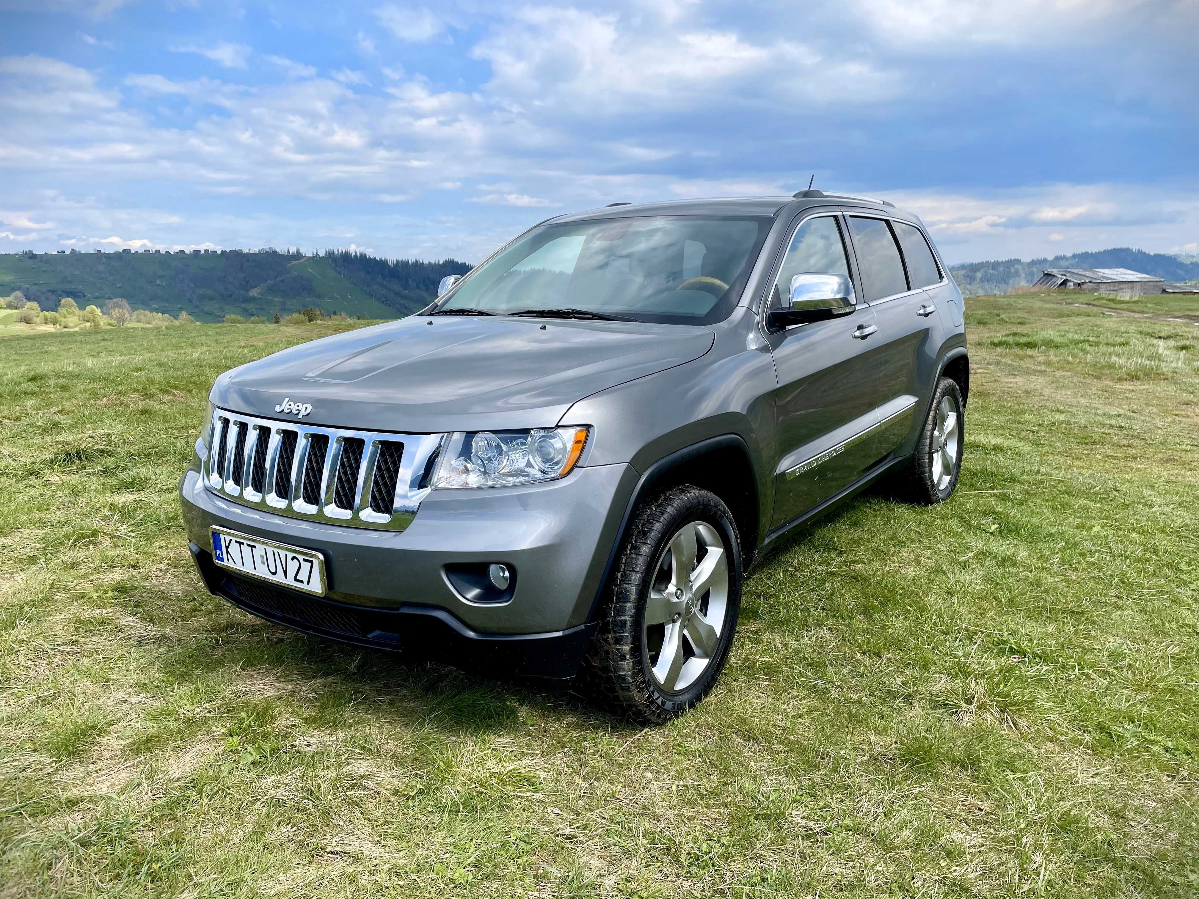 Jeep Grand Cherokee WK2 Overland 4x4 Piękny Stan Niski Przebieg