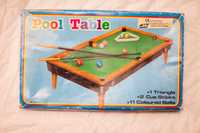 Mini Bilard Snooker Blat Pool Table gra niekompletna