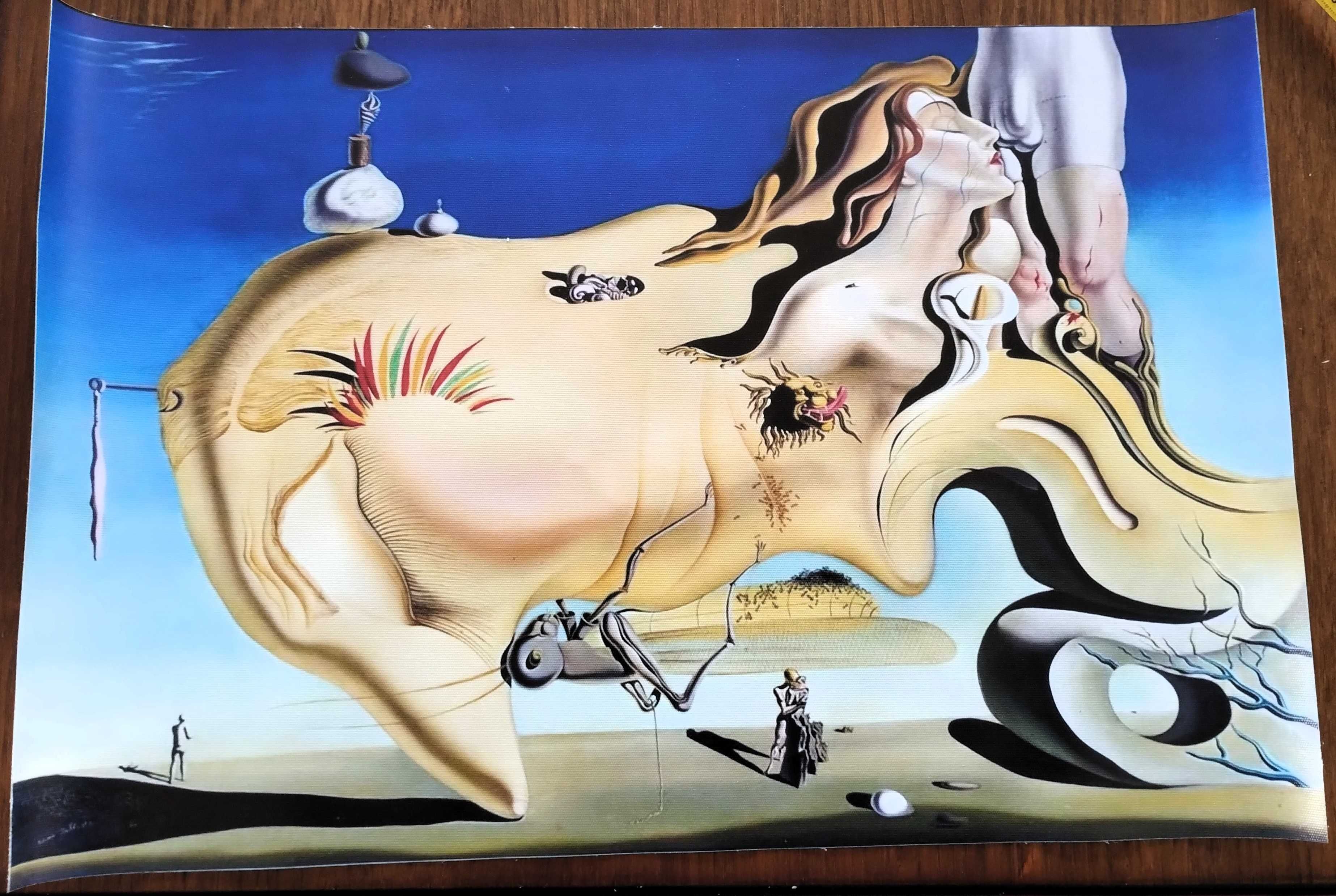 Tela Grande Salvador Dali-O Grande Masturbador, 1929 45x30Cm