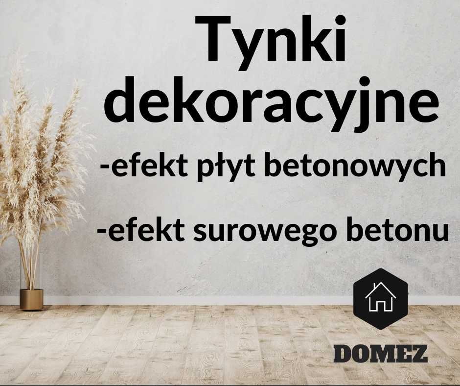 tynki dekoracyjne imitacja betonu