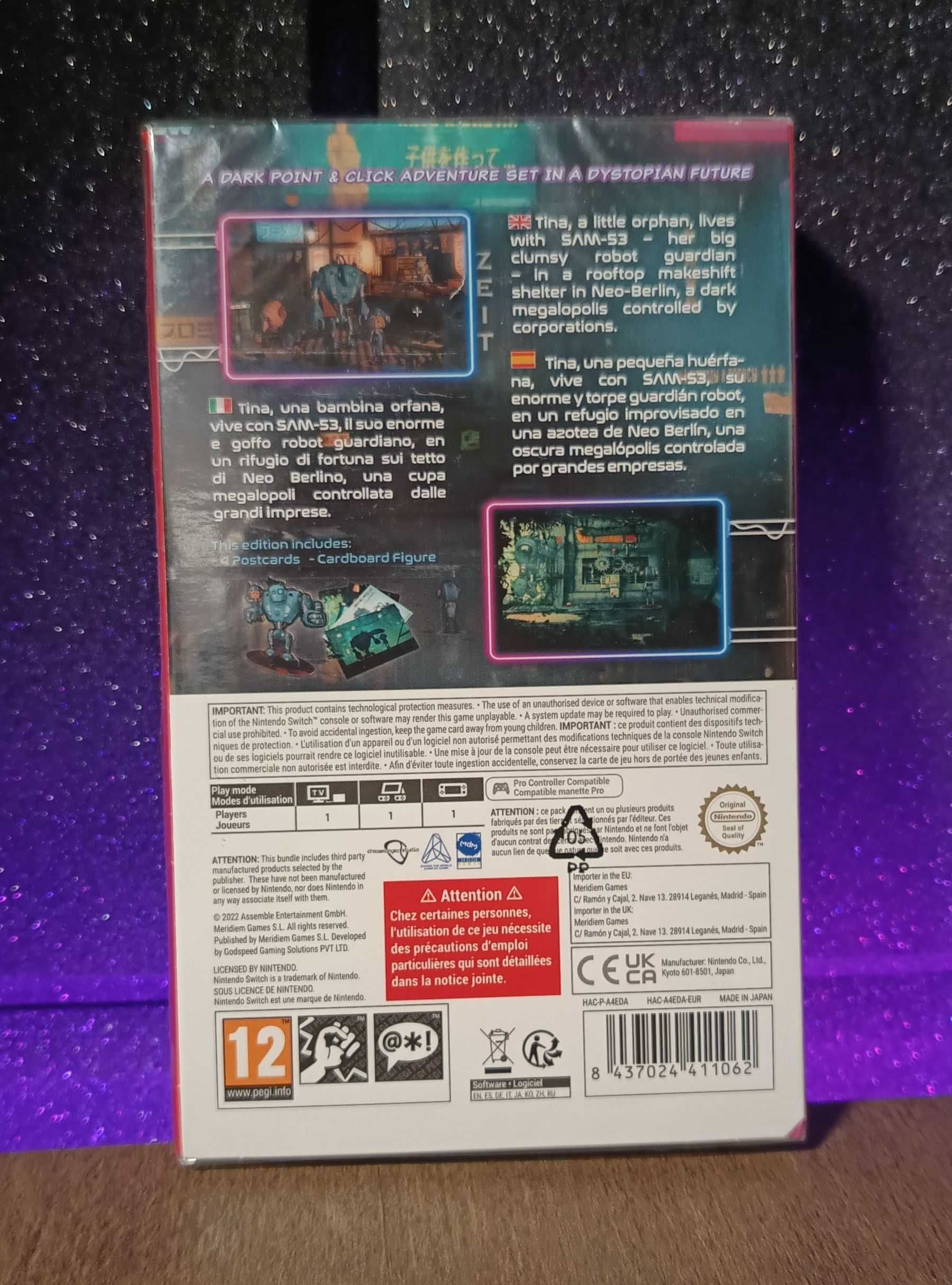 Encodya - Neon Edition Nintendo Switch - przygodówka point & click