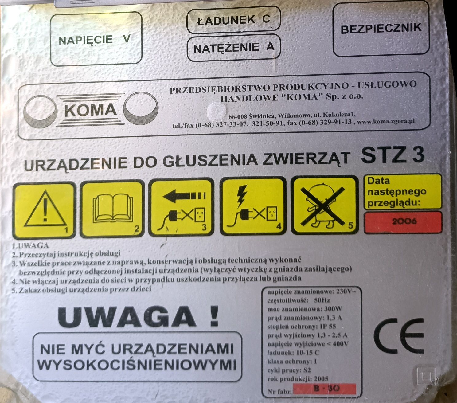 Urządzenia do głoszenia zwierząt STZ3 sprzedam