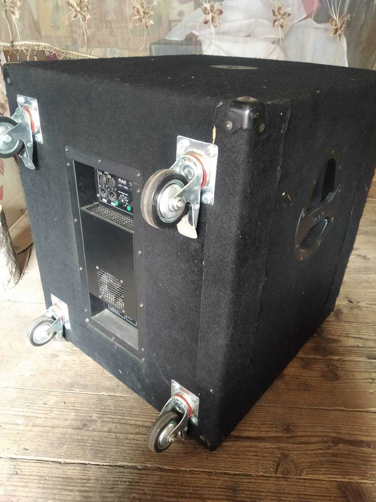 Активные сабвуферы: MAG MS118BA и The box pro DSP 18 Sub