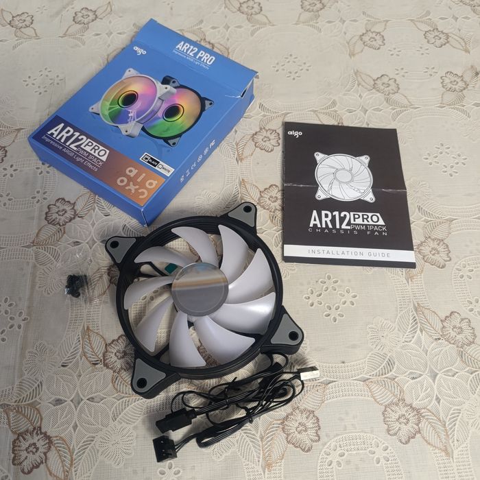 Aigo AR12PRO Black Корпусный вентилятор/кулер компьютерный