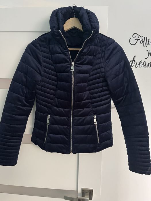 Kurtka pikowana, welurowa