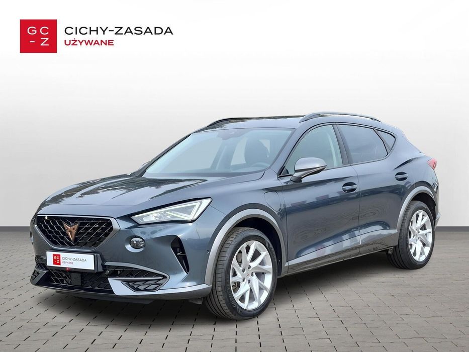 Cupra Formentor serwis ASO 1.4 hybryda 204KM bezwypadkowy pakiety FullLink LED VAT23%