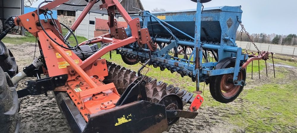 Brona aktywna 3m, agregat uprawowo siewny hydropak