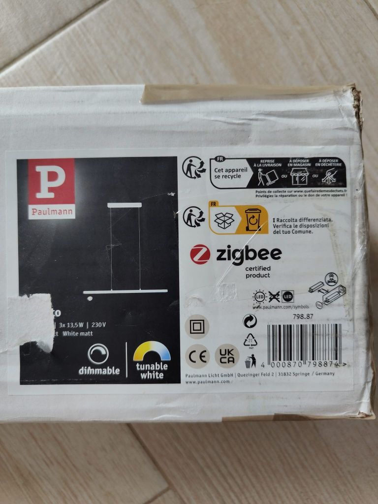 Paulmann Lento Zigbee LED 43W – Smart lampa wisząca PREMIUM