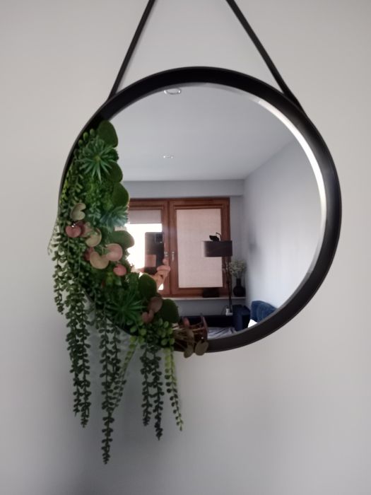 Lustro z ozdobą,DIY.