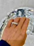 Pierścionek obrączka z diamentami naturalnymi 1.12 Ct