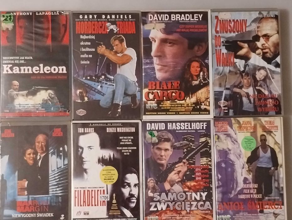 Filmy z dubbingiem na kasetach VHS