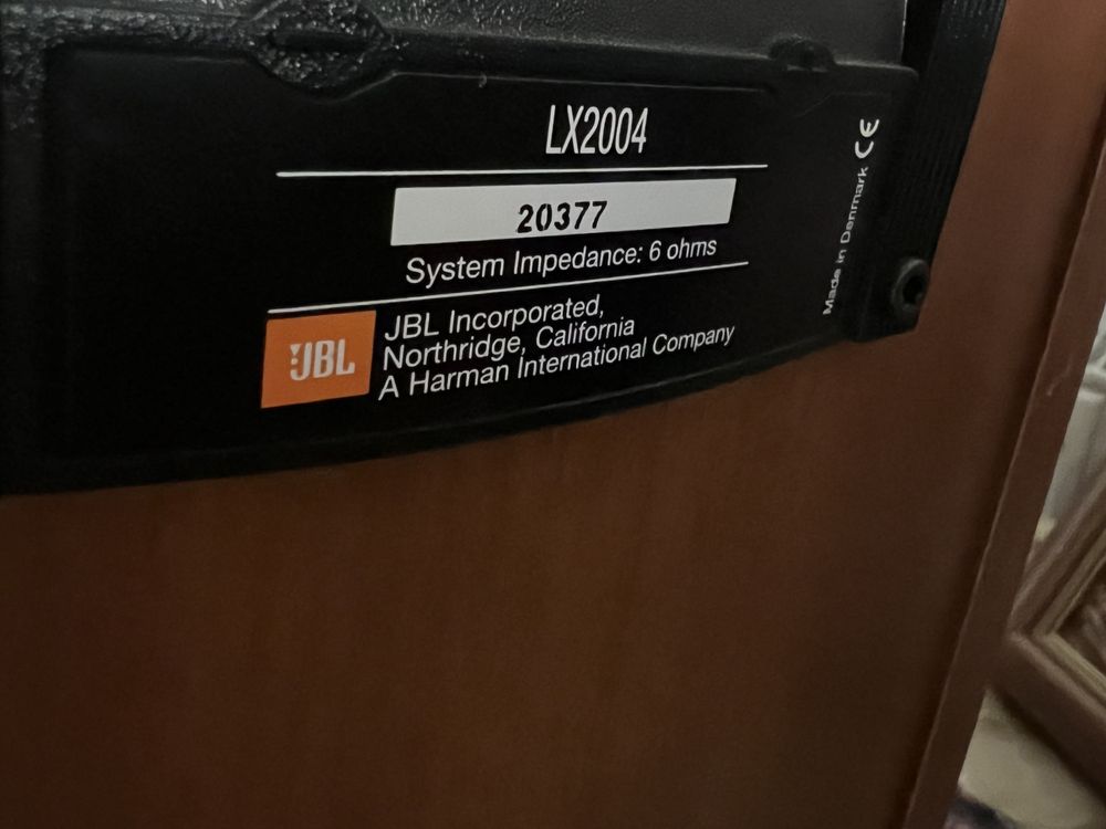 Комплект акустики JBL LX Series / БЕЗ торгу