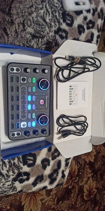 Звуковая карта, HD X60, аудио микшер, DJ караоке пульт. Запись стрим.