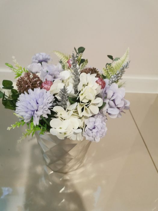 Flower box fiolet jesień