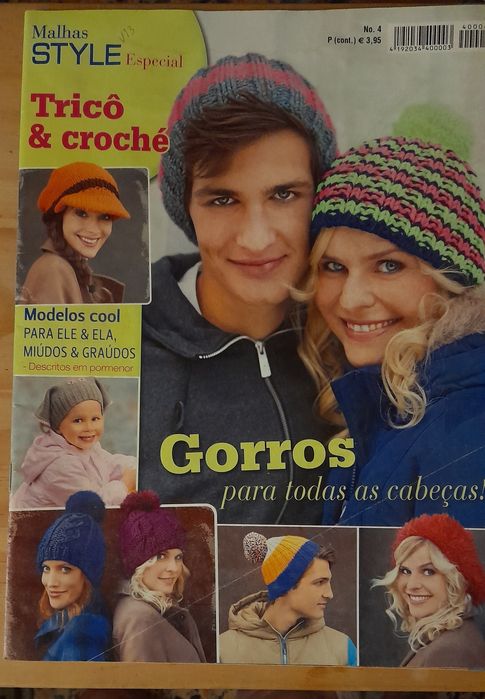 Tricô & Crochê - Gorros para todas as cabeças