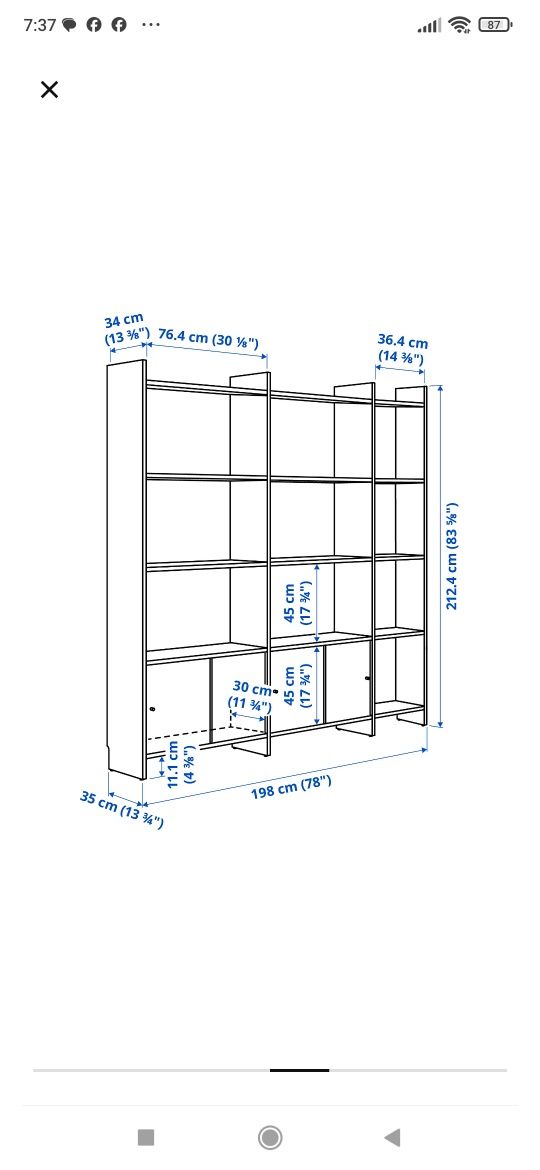 Ladmakare IKEA kombinacja z drzwiami przesuwnymi