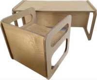 Stolik, krzesełko Montessori meble dla dzieci nowy