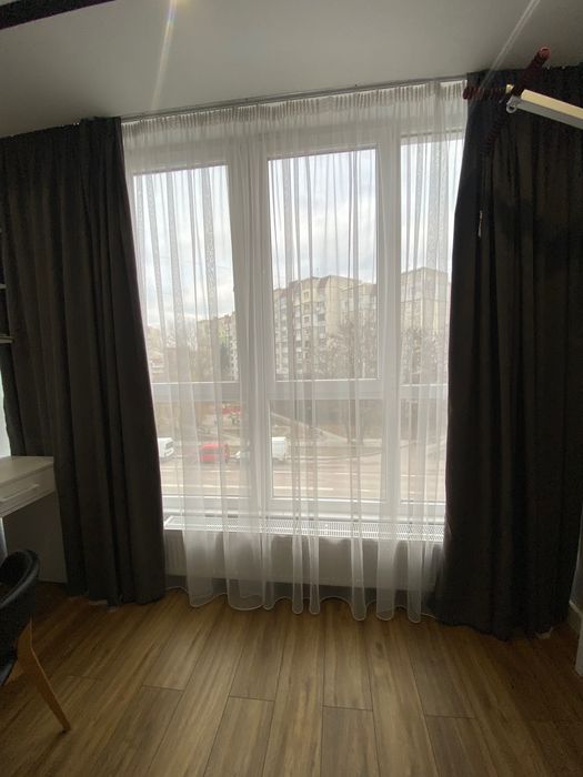 Готові штори в тюлі