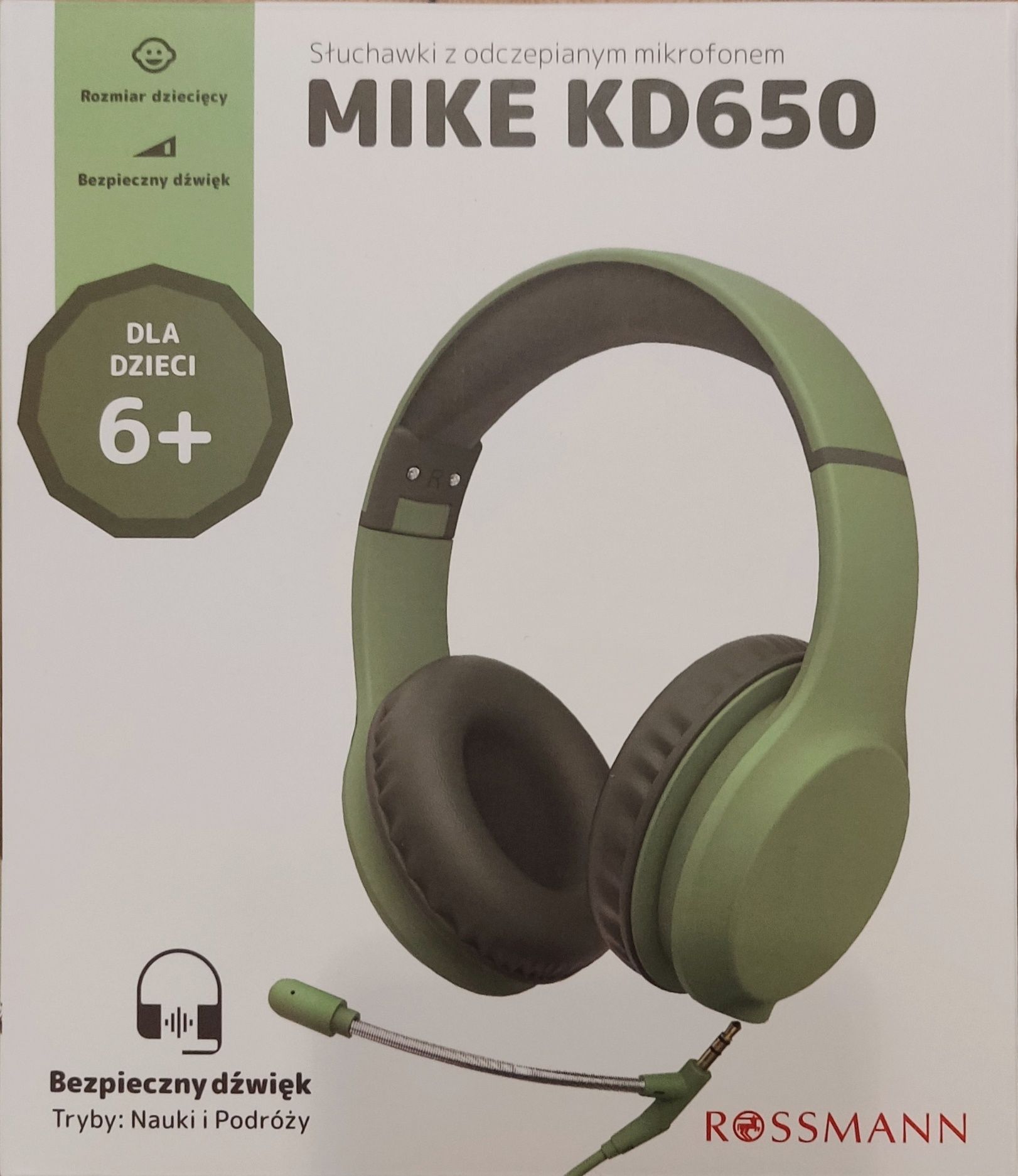Nowe słuchawki MIKE KD650 z mikrofonem specjalne dla dzieci, Super Pre
