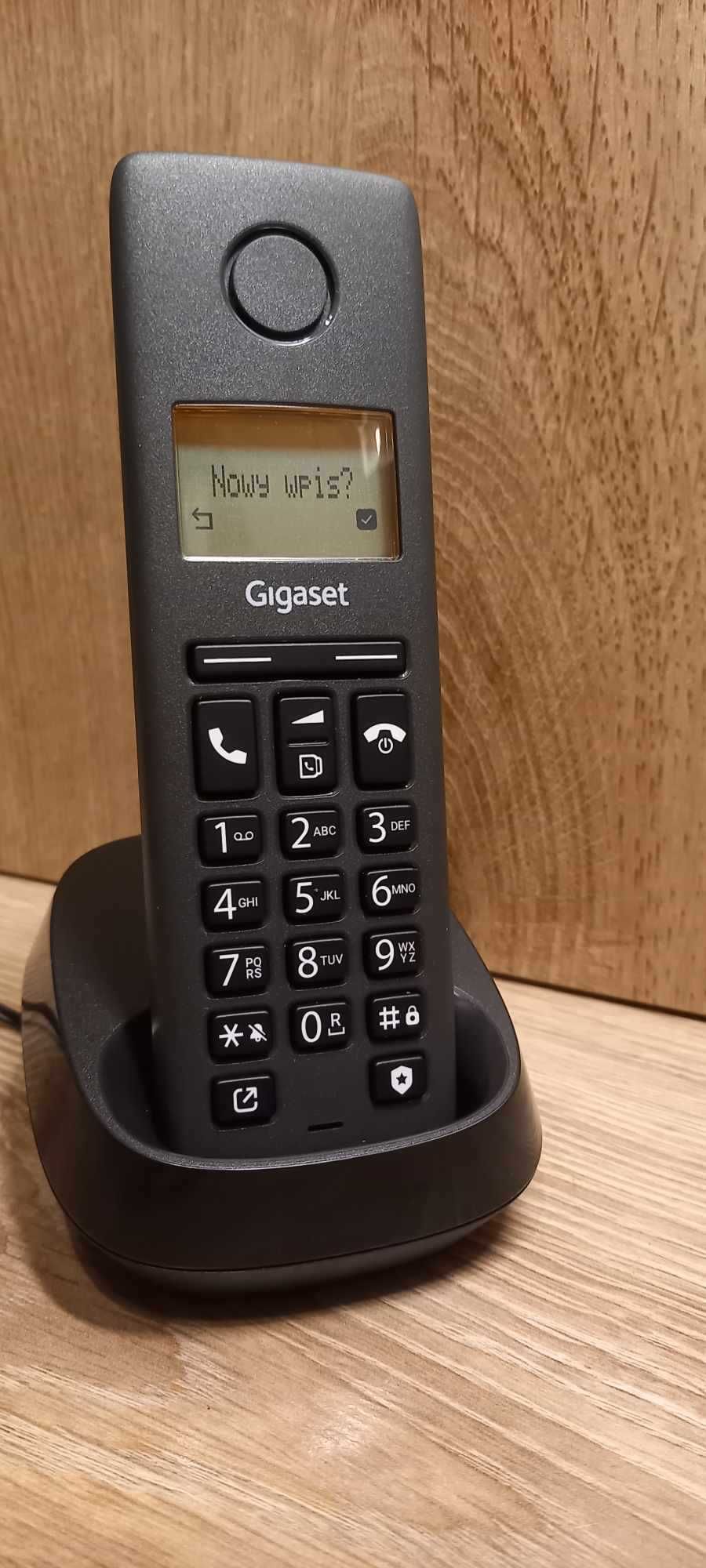 Gigaset PURE 120, bezprzewodowy z ochroną połączeń i ECO DECT, PL menu