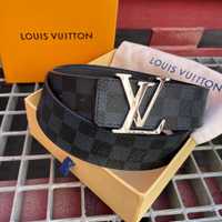 Мужской ремень Louis Vuitton, пояс двухсторонний Луи Виттон