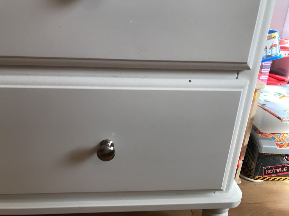 Komoda + szafka domek dla dzieci biała Ikea