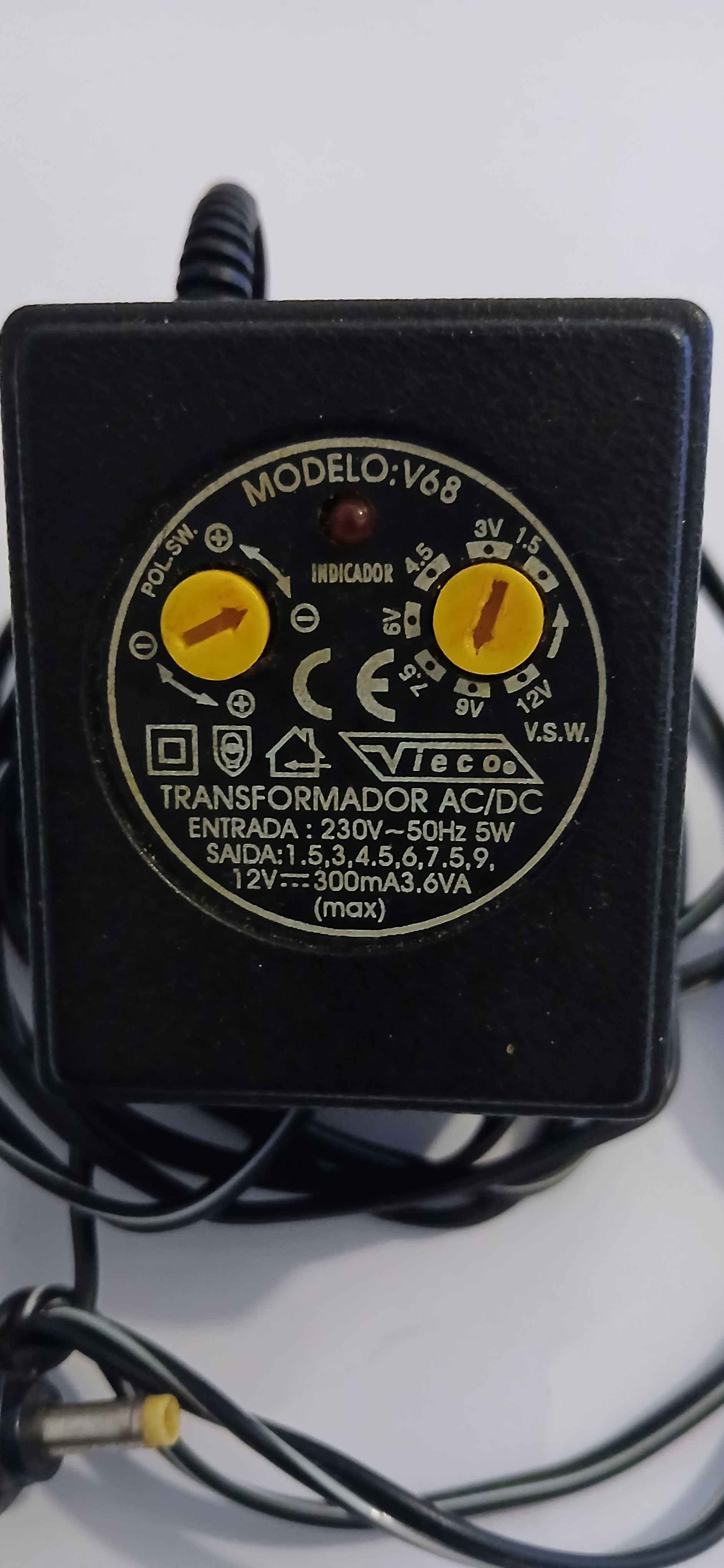Transformador AC/DC Adaptador 12v