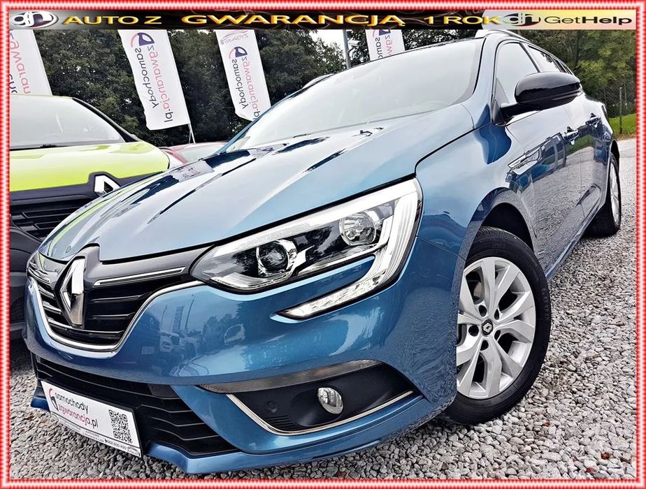 Renault Megane Piękne RENO MEGANE 1.3 turbo 140KM przeb 91tys 100%BEZWYPADEK GWARANCJ