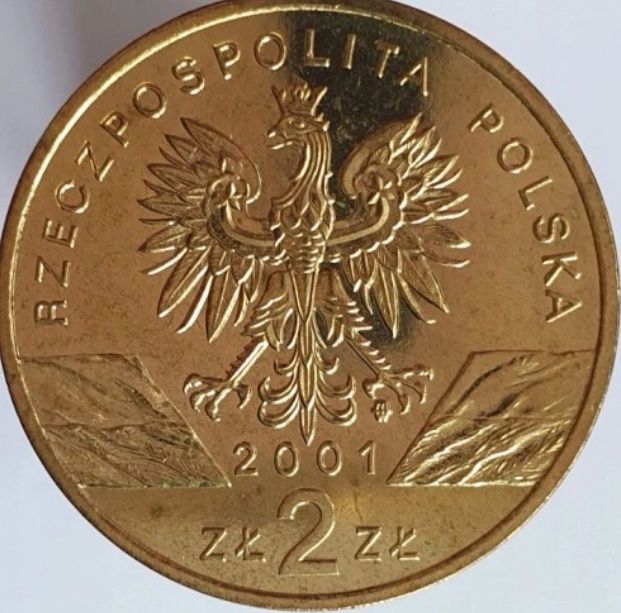 Moneta 2 zł Paź Królowej 2001