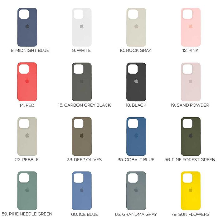 Silicone Case iPhone 16 Pro Max | Чехол айфон 16 про Макс ОПТ-60 грн