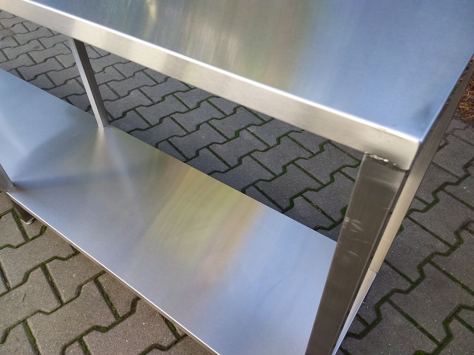 Stół kuchenny stolik nierdzewny 40/200/85cm stół pomocnik wysyłka