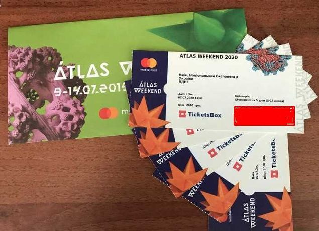 Билеты на Atlas Weekend 2022 (06-10.07.2022, на все дни)