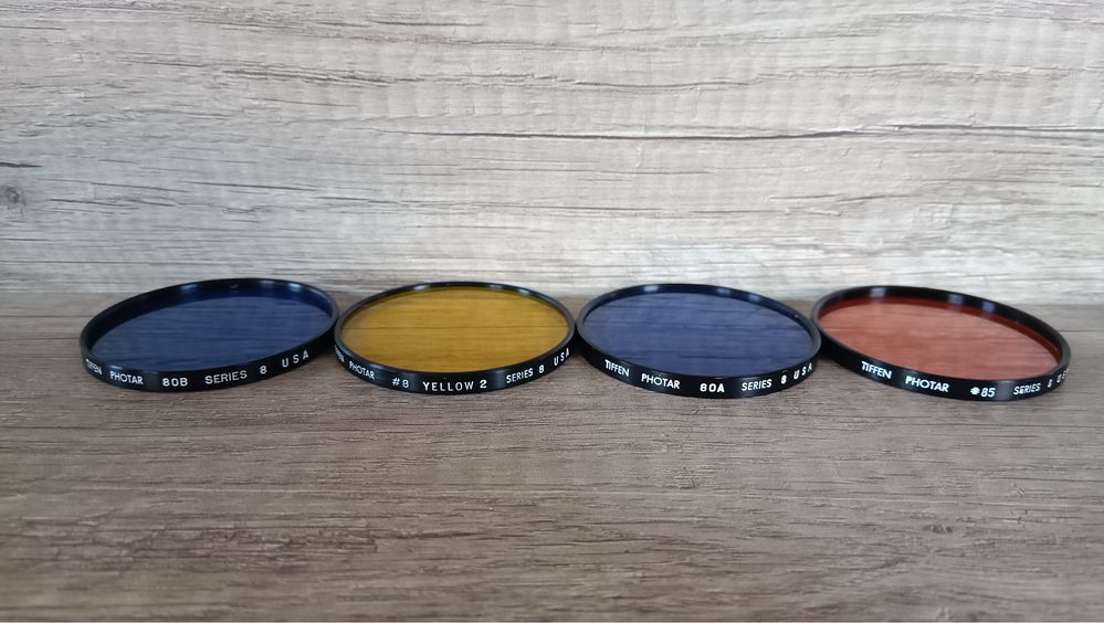 Tiffen PHOTAR Yellow 2, PHOTAR 80B, PHOTAR 80A Series 8, Світлофільтр