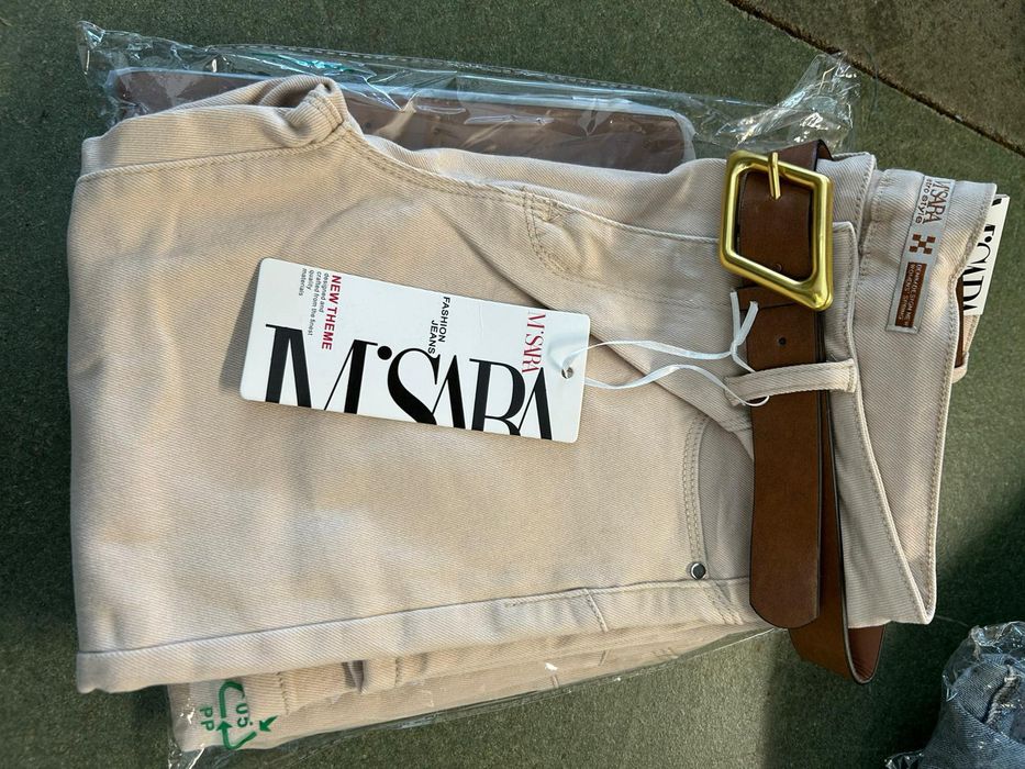 Elastyczny jeansy M.Sara kolor Camel