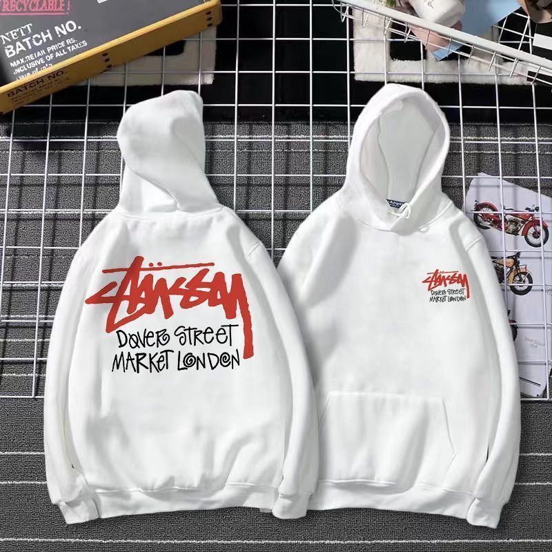 Худі stussy біла брендова