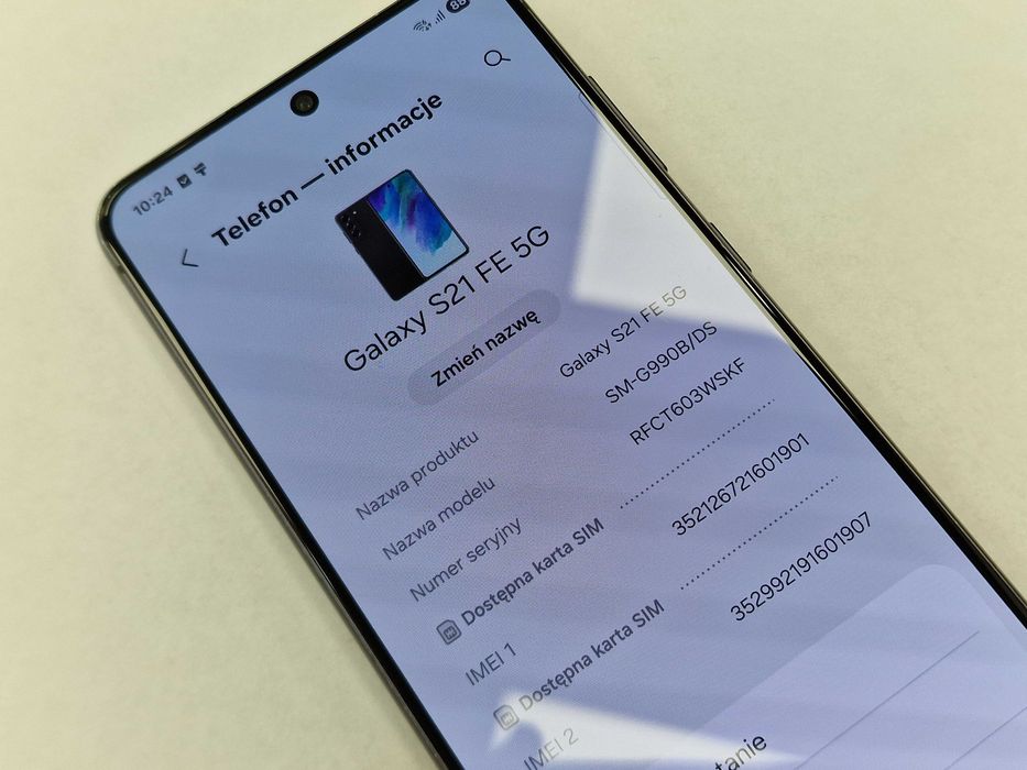 Samsung Galaxy S21 FE 5G Dual SIM/ 6GB/ 128GB/ Graphite/ czytaj uważni