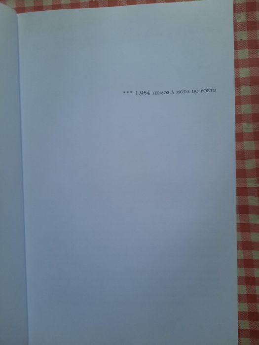 Livro de expressões à moda do Porto 1954 termos à moda do Porto