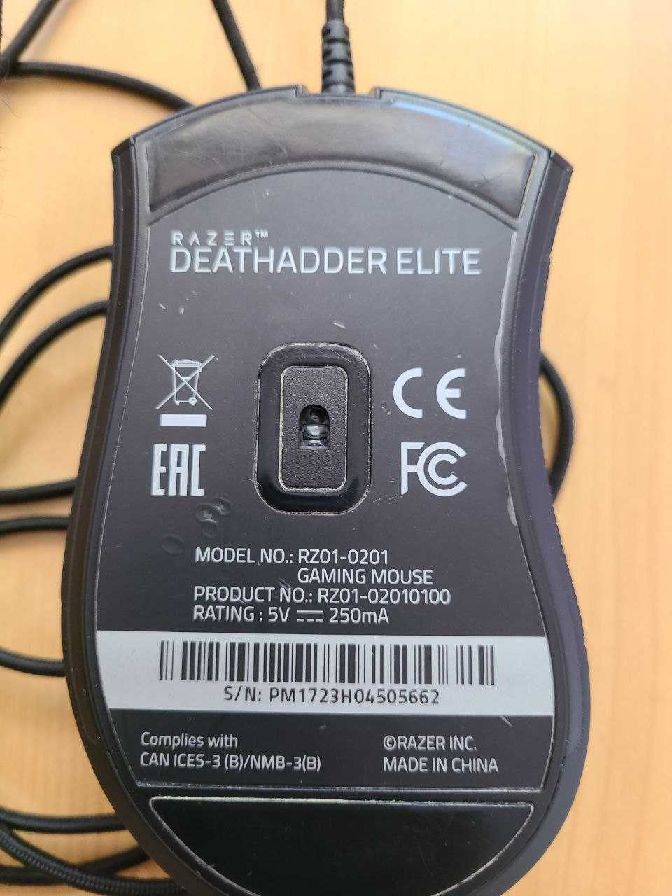 Razer DeathAdder Elite USB Black (RZ01-02010100-R3G1)