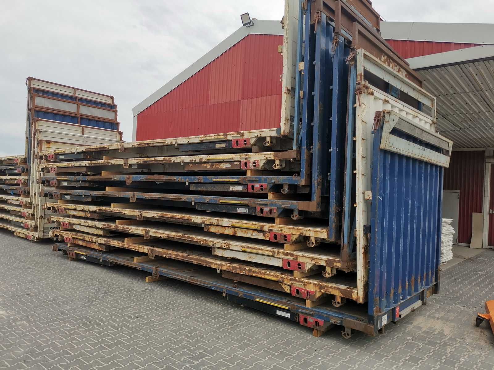 Platforma platformy zabudowa BDF 7.45 KRONE Stan BDB możliwy transport