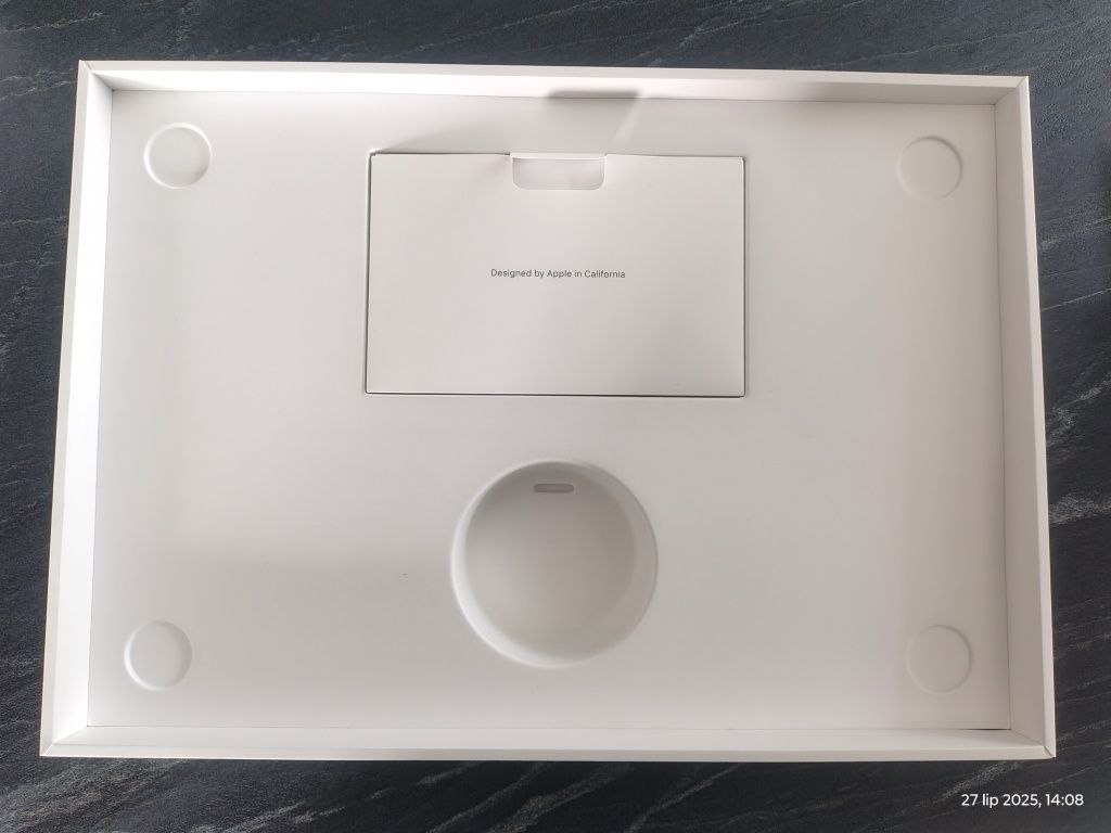 Pudełko od MacBook Air 13.3 cała A2179 Space Gray