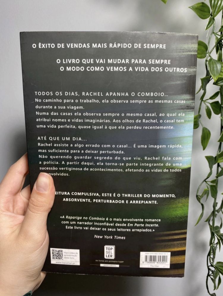 Livro “A Rapariga no Comboio”