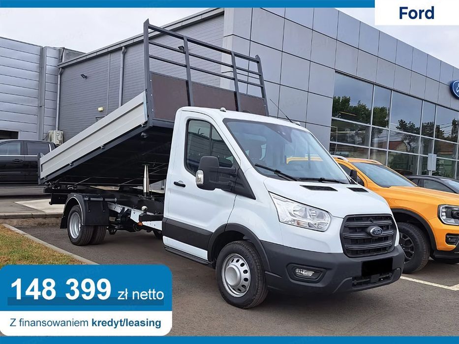 Ford Transit 350 L3 RWD DBL Trend Wywrotka 2.0 165KM  Hak !! Bliźniak !! Koło zapasowe !! Ekran 12" !!