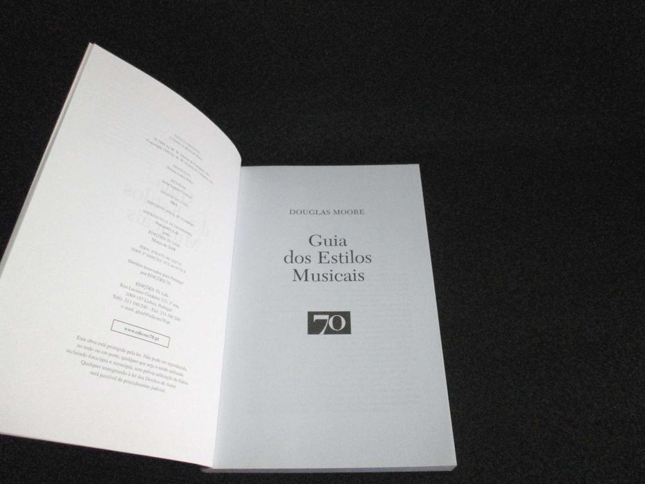 Livro Guia dos Estilos Musicais Douglas Moore